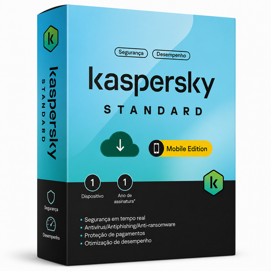 Antivírus Kaspersky Mobile Android - 1 Dispositivo / 1 Ano